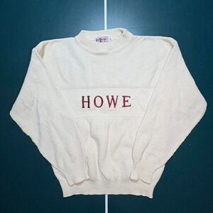 Vintage 1960s Gordie Howe crewneck sweater size medium made in USA